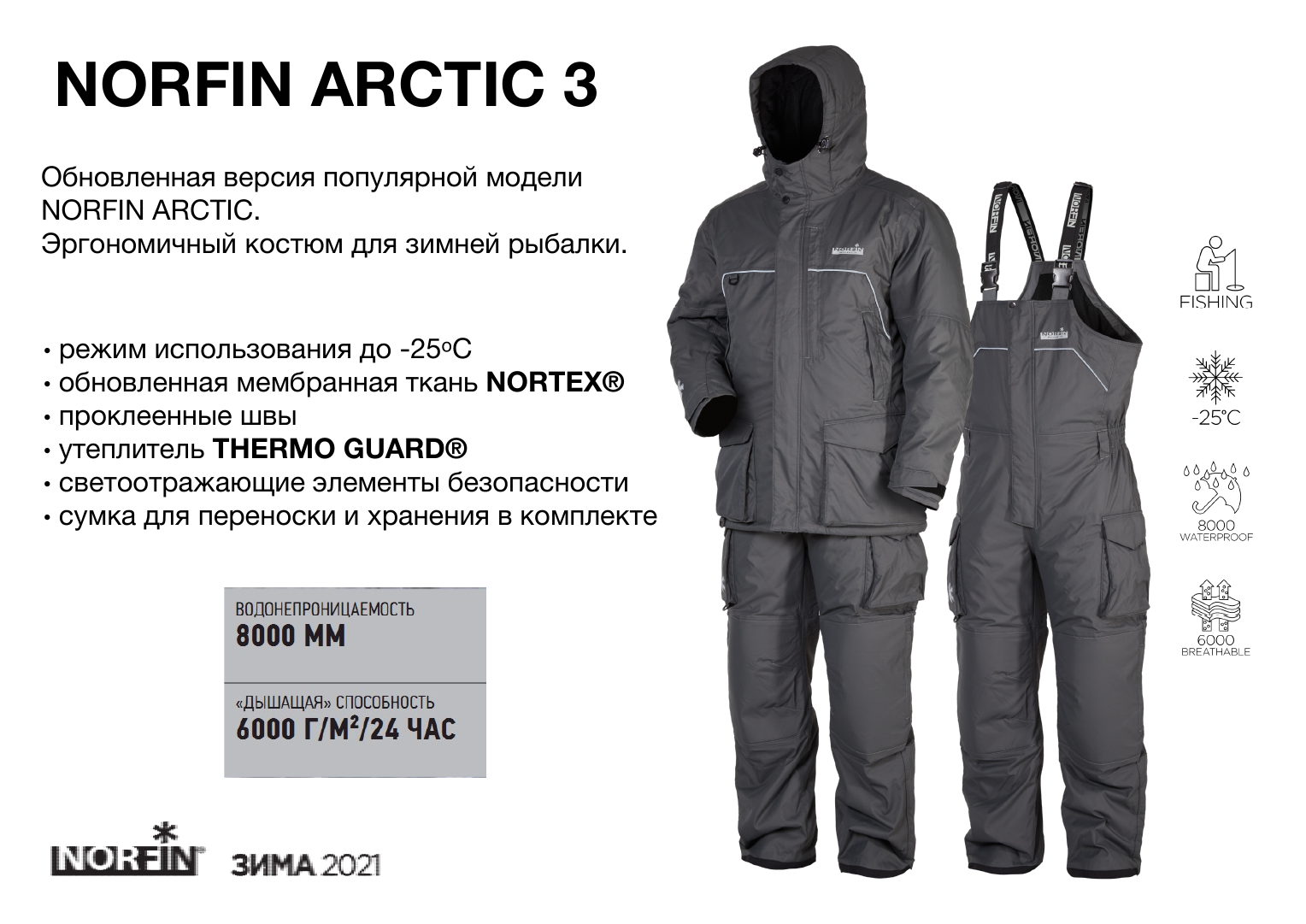 Зимний костюм Norfin Arctic