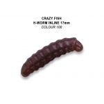 Силиконовые приманки Crazy Fish MF H-Worm inline 0.7" 60 шт (6*10) 62-17-100-9-EF