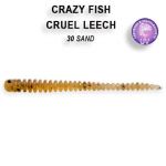 Силиконовые приманки Crazy Fish Cruel leech 2.2" 8-55-30-6