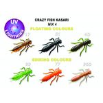 Силиконовые приманки Crazy Fish Kasari 1.6" 51-40-M4-7-FS