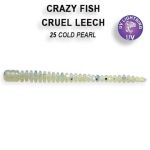 Силиконовые приманки Crazy Fish Cruel leech 2.2" 8-55-40-6