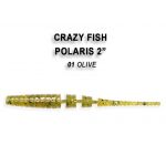 Силиконовые приманки Crazy Fish Polaris 2.2" 17-54-1-6