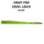 Силиконовые приманки Crazy Fish Cruel leech 2.2" 8-55-20-6
