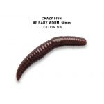 Силиконовые приманки Crazy Fish MF Baby worm 2" 66-50-100-9-EF