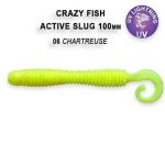 Силиконовые приманки Crazy Fish Active slug 4" 31-100-6-6