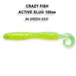 Силиконовая приманка Crazy Fish Active slug 4" 31-100-54-6