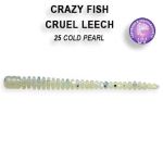 Силиконовые приманки Crazy Fish Cruel leech 2.2" 8-55-25-6