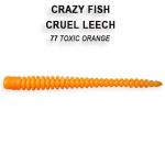 Силиконовые приманки Crazy Fish Cruel leech 2.2" 8-55-77-6