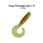 Силиконовые приманки Crazy Fish Angry Spin 1.8" 79-45-1-6