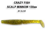 Силиконовые приманки Crazy Fish Scalp minnow 5.5" 19-130-1-4