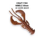 Силиконовые приманки Crazy Fish Nimble 3.2" 72-80-32-6-F