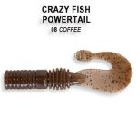 Силиконовые приманки Crazy Fish Powertail 2.8" 4-70-8-6