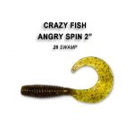 Силиконовые приманки Crazy Fish Angry Spin 2" 21-45-26-6
