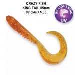 Силиконовые приманки Crazy Fish King Tail 2.5" 72-65-9-7