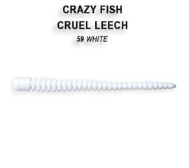 Силиконовые приманки Crazy Fish Cruel leech 2.2" 8-55-59-6
