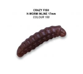 Силиконовые приманки Crazy Fish MF H-Worm inline 0.7" 60 шт (6*10) 62-17-100-9-EF