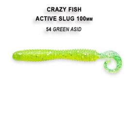 Силиконовая приманка Crazy Fish Active slug 4" 31-100-54-6