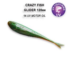 Силиконовые приманки Crazy Fish Glider 5" 37-120-14-6