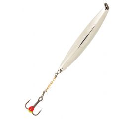 Блесна вертикальная зимняя Lucky John ​Nail Blade с цепочкой и тройником  55мм S блистер в интернет-магазине Spinningist Life