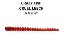 Силиконовые приманки Crazy Fish Cruel leech 2.2" 8-55-4-6