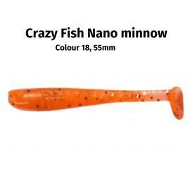 Силиконовые приманки Crazy Fish Nano minnow 2.2" 22-55-18-6