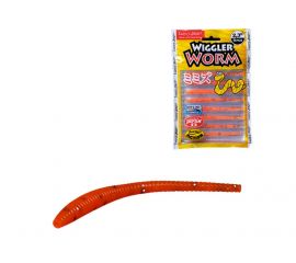 Слаги съедобные LJ Pro Series Wiggler Worm 2.3in (05.84)/036 9шт