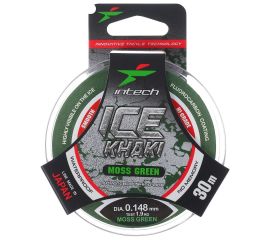 Леска Intech Ice Khaki 30м 0.185mm 2.9kg moss green