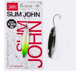 Блесна колеблющаяся Lucky John Slim John 37мм/02.5г 025