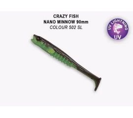 Силиконовые приманки Crazy Fish Nano minnow 3.5" 54-90-502SL-7