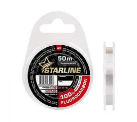 100% флюорокарбон Starline 50m transparent 0,29mm купить в Казани с доставкой по России в рыболовном интернет-магазине Spinningistlife