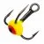 Крючок тройник для приманок Lucky John с цветной каплей размер.008/04 недорого в интернет магазине Спиннингист Лайф