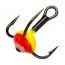 Крючок тройник для приманок Lucky John с цветной каплей размер.012/05 недорого в интернет магазине Спиннингист Лайф