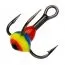 Крючок тройник для приманок Lucky John с цветной каплей размер.006/14 недорого в интернет магазине Спиннингист Лайф