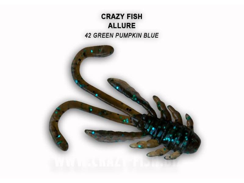 Силиконовые приманки Crazy Fish Allure 1.6" 23-40-42-6