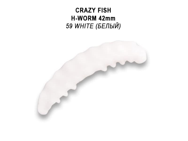 Силиконовые приманки Crazy Fish MF H-Worm 1.65" 64-42-59-9-EF