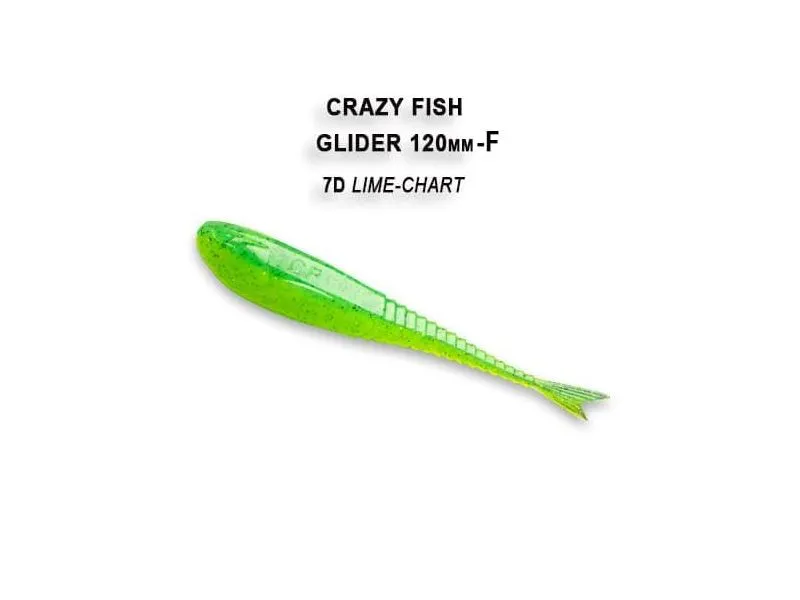 Силиконовые приманки Crazy Fish Glider 5" 37-120-7d-6-F