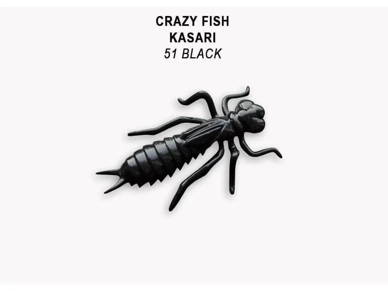 Силиконовые приманки Crazy Fish Kasari 1" 52-27-51-7-F