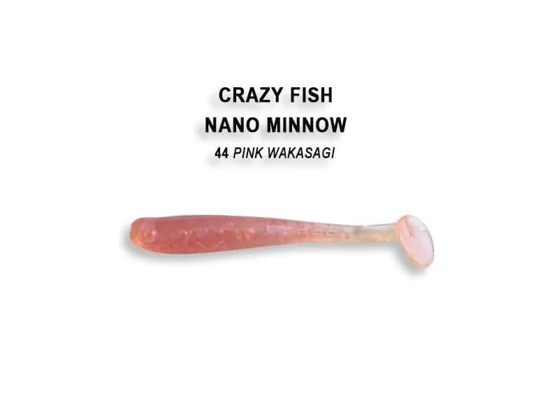 Силиконовые приманки Crazy Fish Nano minnow 1.6" 6-40-44-6