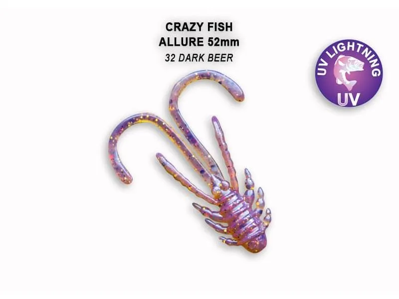Силиконовые приманки Crazy Fish Allure 2" 47-52-32-6