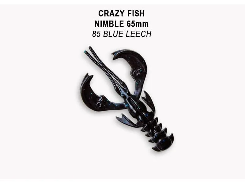 Силиконовые приманки Crazy Fish Nimble 2.5" 44-65-85-6