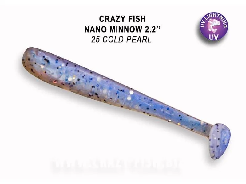 Силиконовые приманки Crazy Fish Nano minnow 2.2" 22-55-25-6