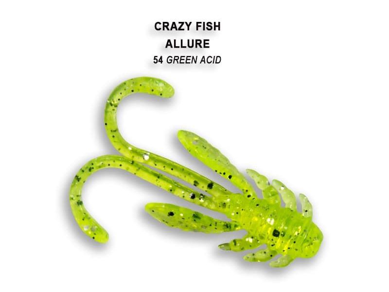 Силиконовые приманки Crazy Fish Allure 1.6" 23-40-54-6