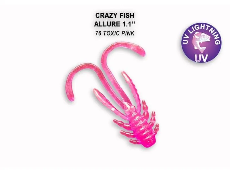 Силиконовые приманки Crazy Fish Allure 1.1" 46-27-76-6