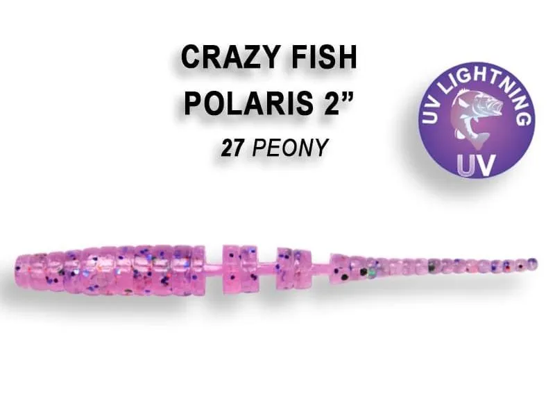 Силиконовые приманки Crazy Fish Polaris 2.2" 17-54-27-6