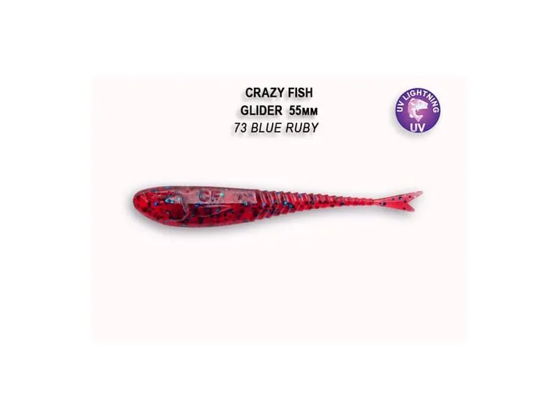 Силиконовые приманки Crazy Fish Glider 2.2" 35-55-73-6
