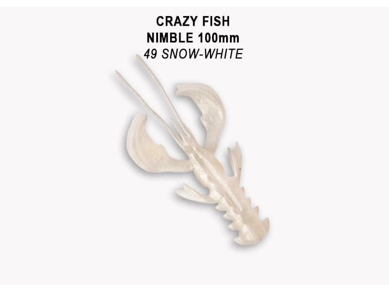 Силиконовые приманки Crazy Fish Nimble 4" 43-100-49-6-V