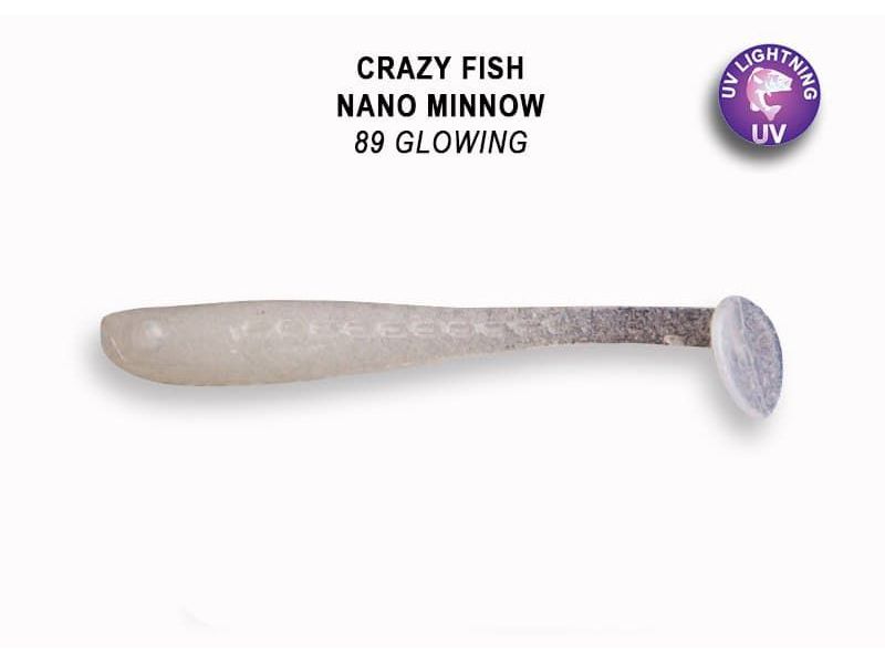 Силиконовые приманки Crazy Fish Nano minnow 1.6" 6-40-89-6