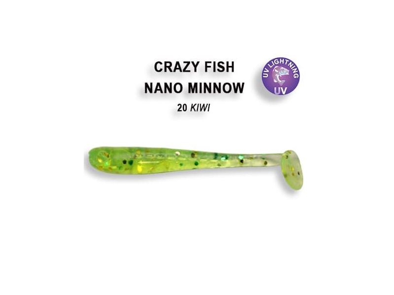 Силиконовые приманки Crazy Fish Nano minnow 1.6" 6-40-20-6