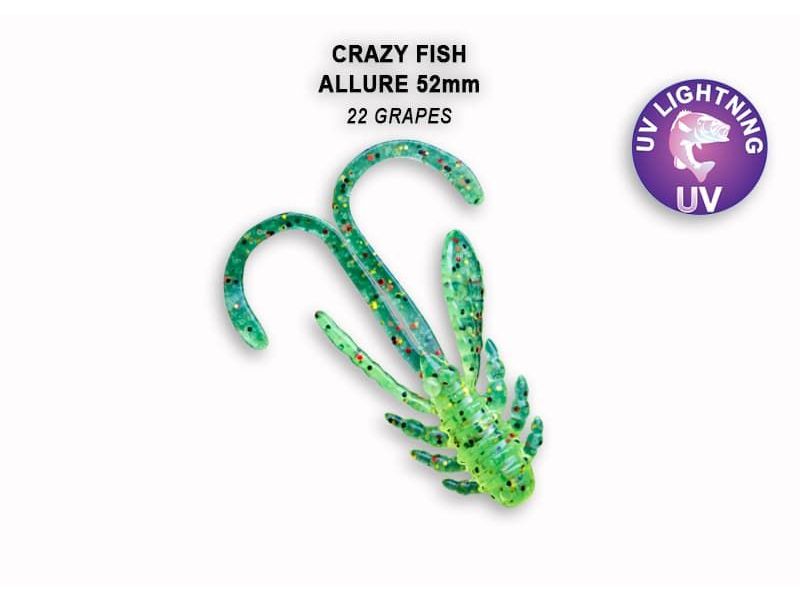 Силиконовые приманки Crazy Fish Allure 2" 47-52-22-6