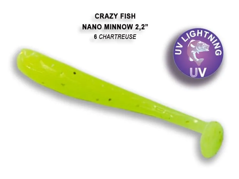 Силиконовые приманки Crazy Fish Nano minnow 2.2" 22-55-6-6